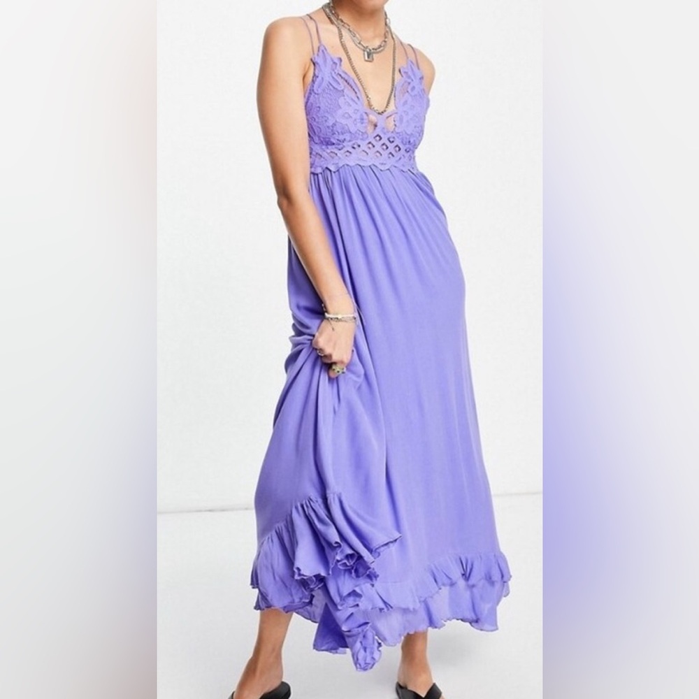 Free People One Adella Maxi Slip Dress - Picture 2 of 12
